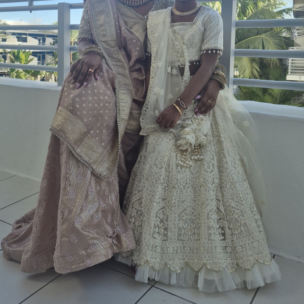 Young Girl’s Wedding Embroidered Lehenga Set